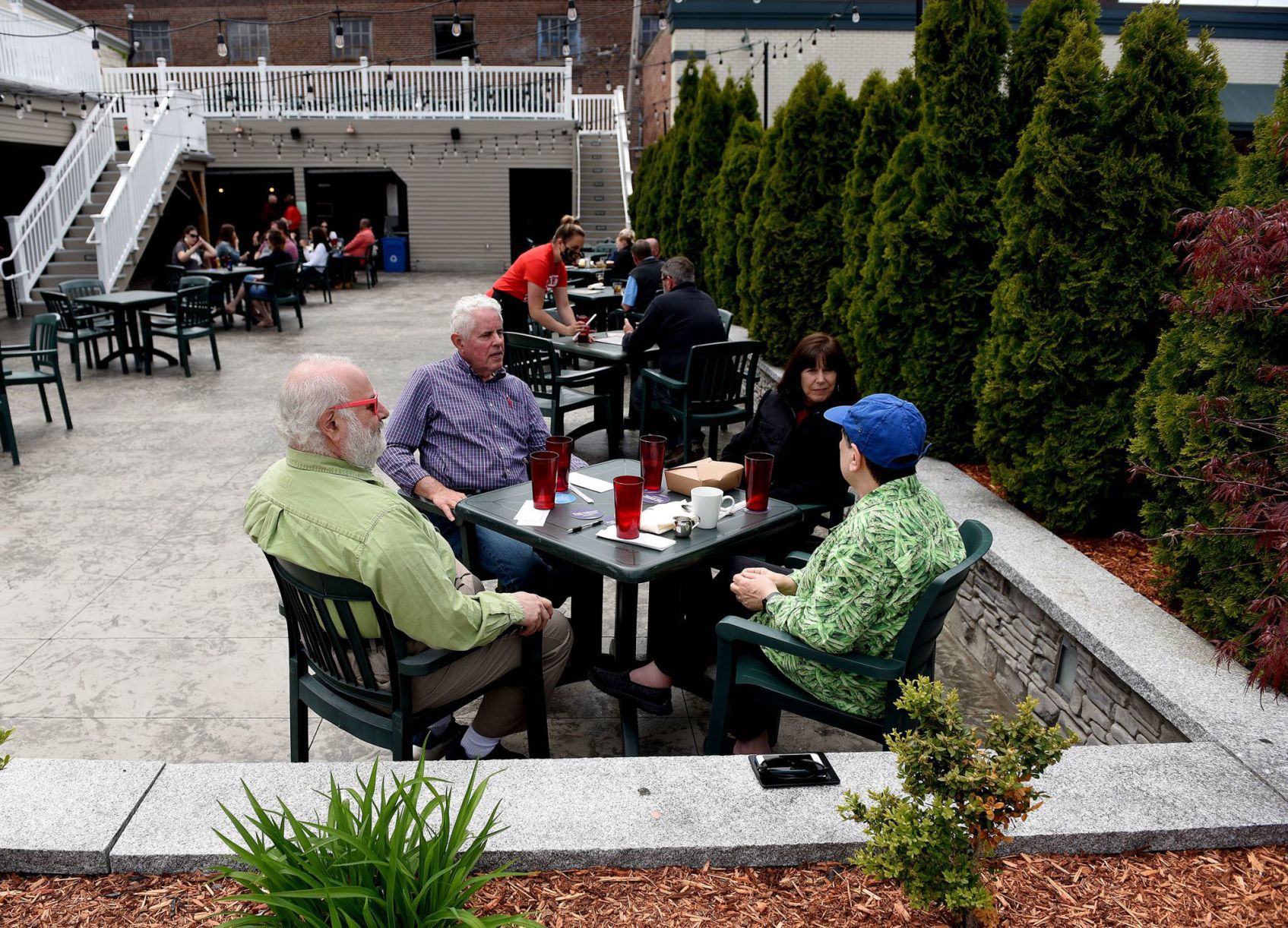 Lunch on the patio